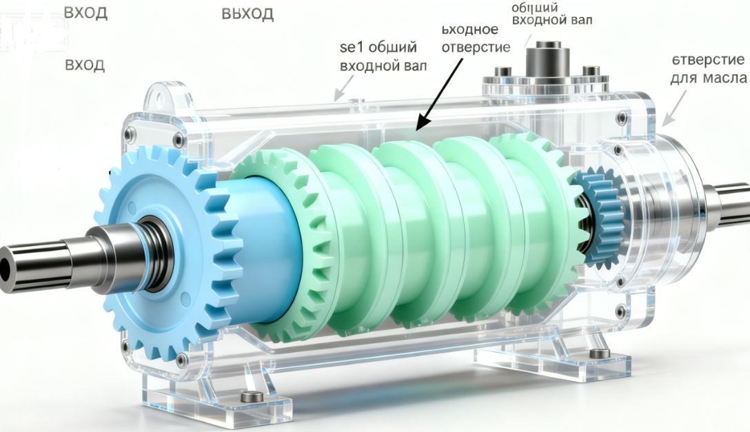 Как работает Тандемный Шестеренчатый Насос?插图2