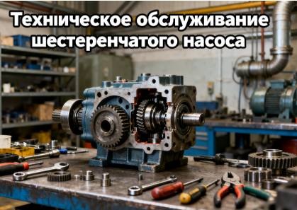  обслуживание шестеренчатого насоса
