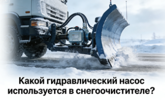  гидравлический насос используется в снегоочистителе